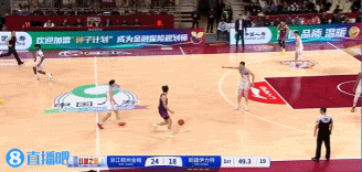 空中轰炸！刘泽一突破抛传 达米安-琼斯力压李炎哲暴扣打成2+1