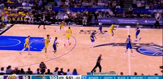 连续追分！东契奇造三分犯规三罚全中 湖人打出10-0